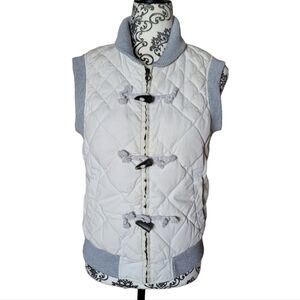 Eddie Bauer quilted goose down vest size small​